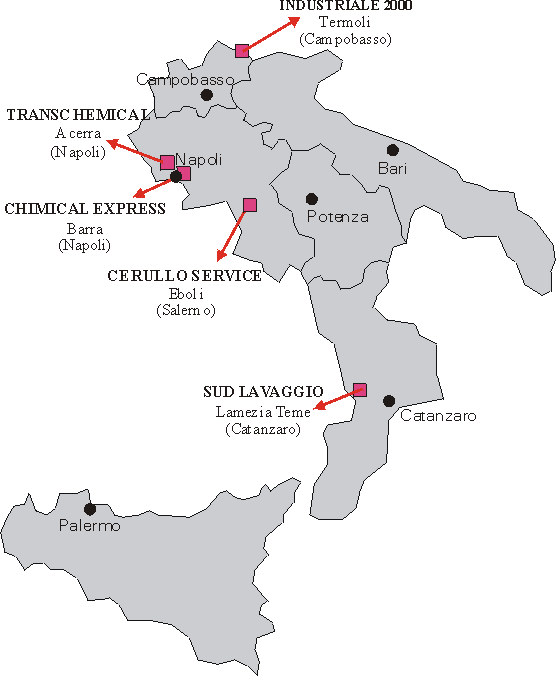 Clicca su un lavaggio per visualizzare le informazioni